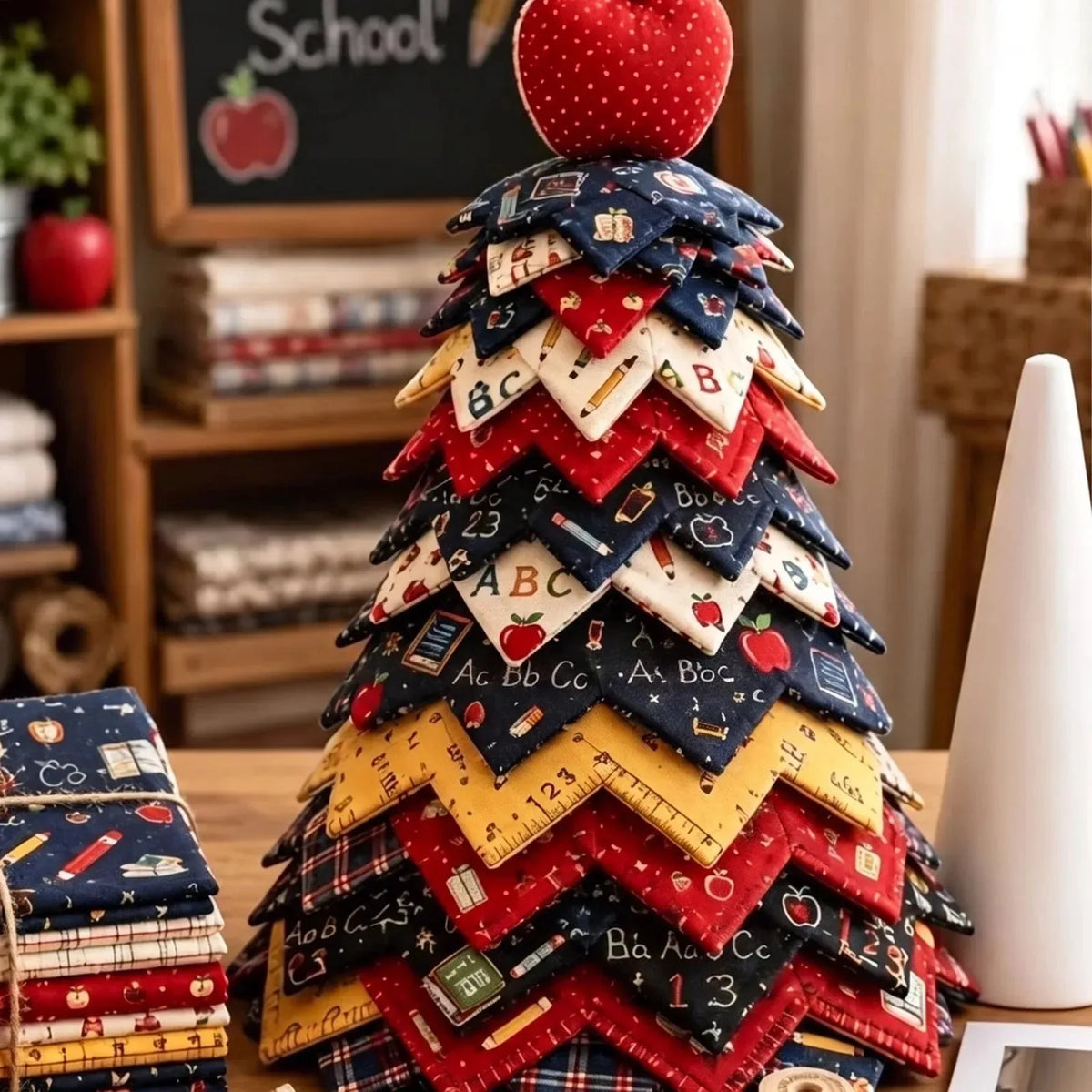 Tabletop Tree DIY Kit Quilted Five Designs