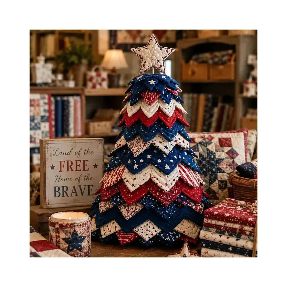Tabletop Tree DIY Kit Quilted Five Designs