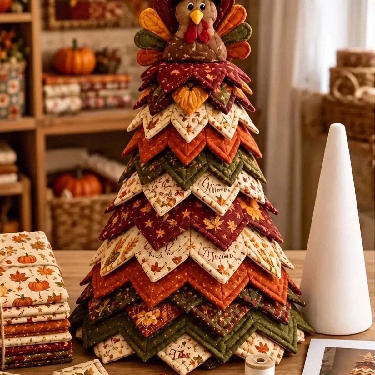 Tabletop Tree DIY Kit Quilted Five Designs