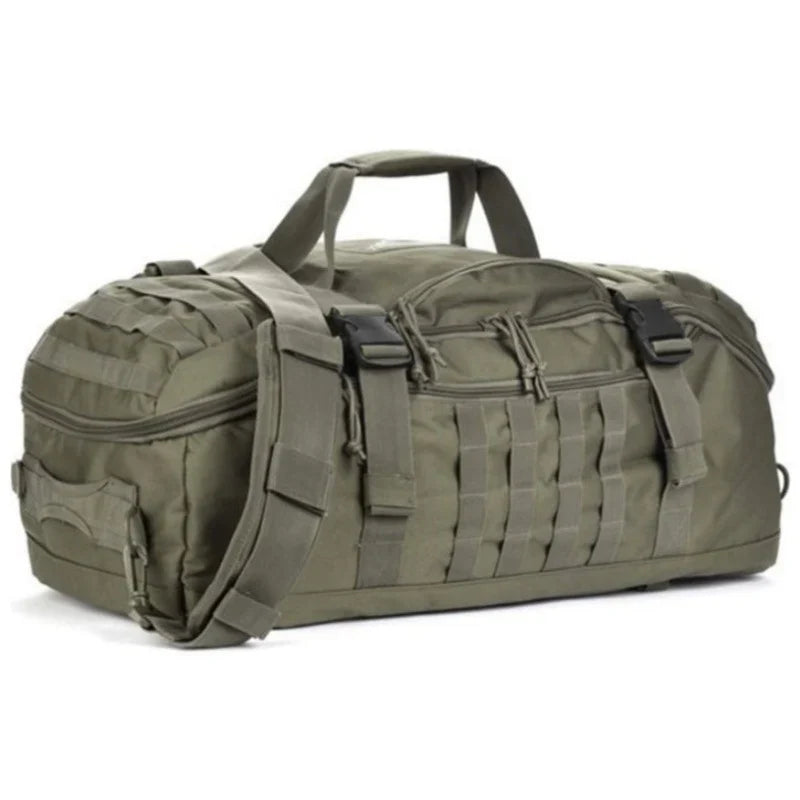 Tactical Travel Bag Weather-Resistant Multiple Pockets