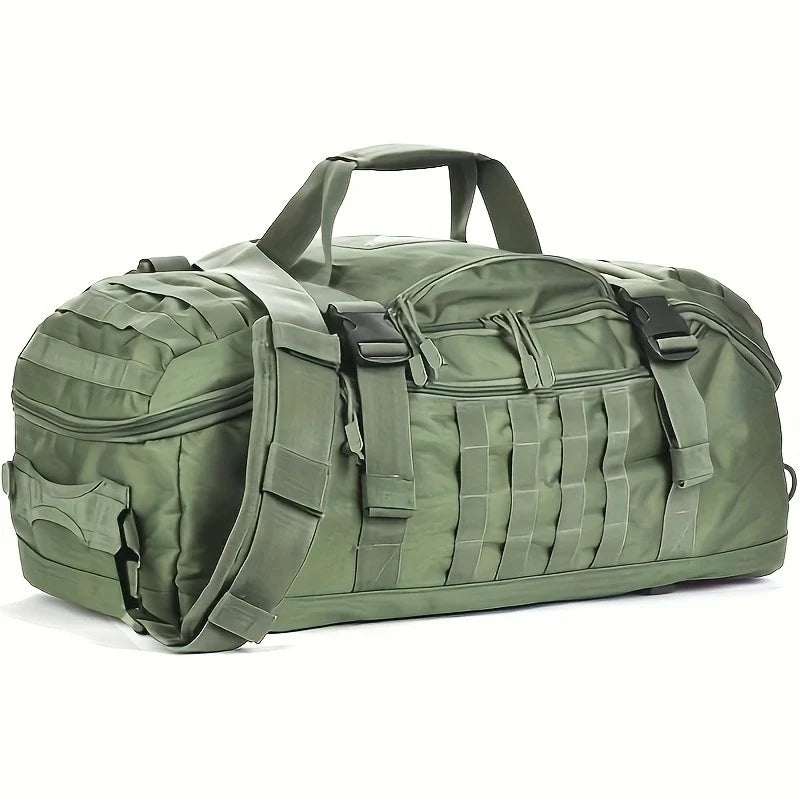 Tactical Travel Bag Weather-Resistant Multiple Pockets