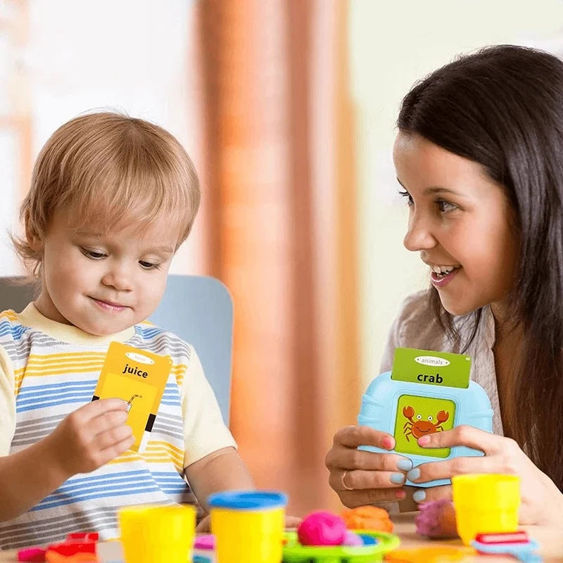 Talking Flashcard Set Voice Playback Play & Replay Portable