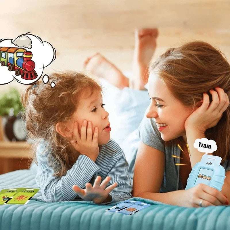 Talking Flashcard Set Voice Playback Play & Replay Portable