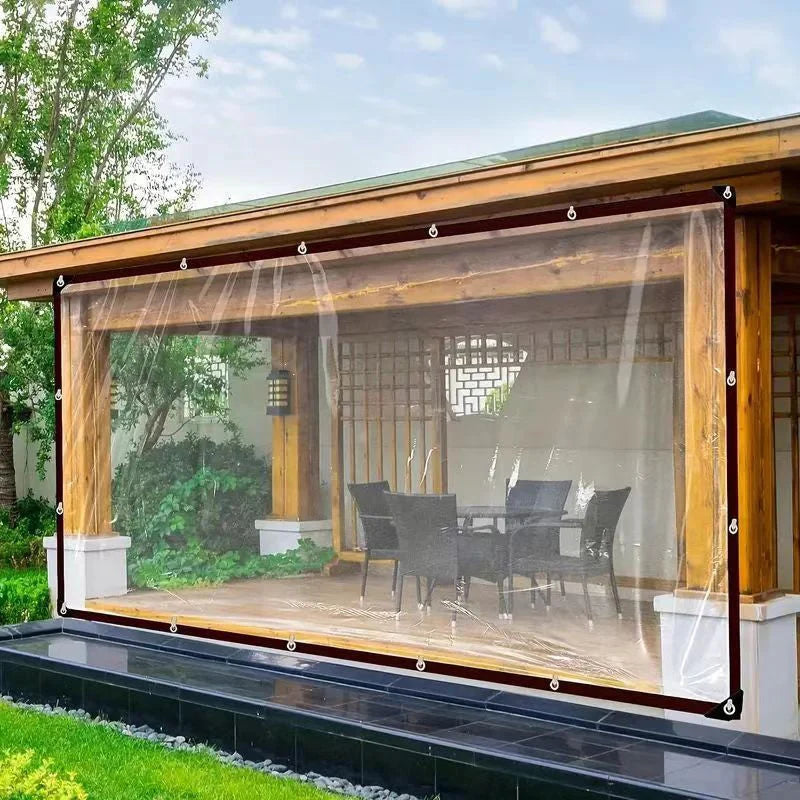 Tarp Clear Weather-Resistant Tear-Resistant