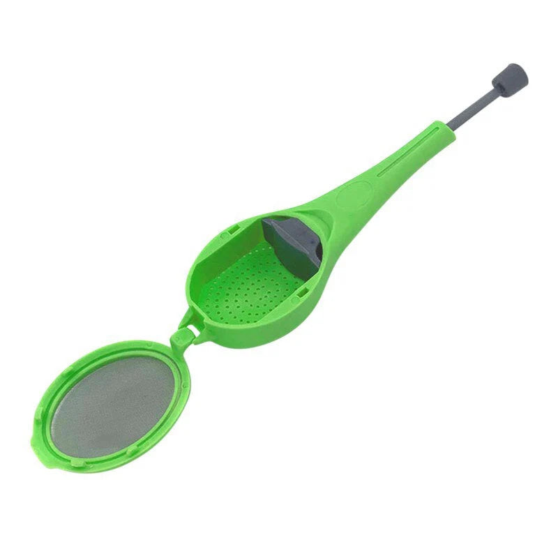 Tea Infuser Built-In Plunger Mesh Cover