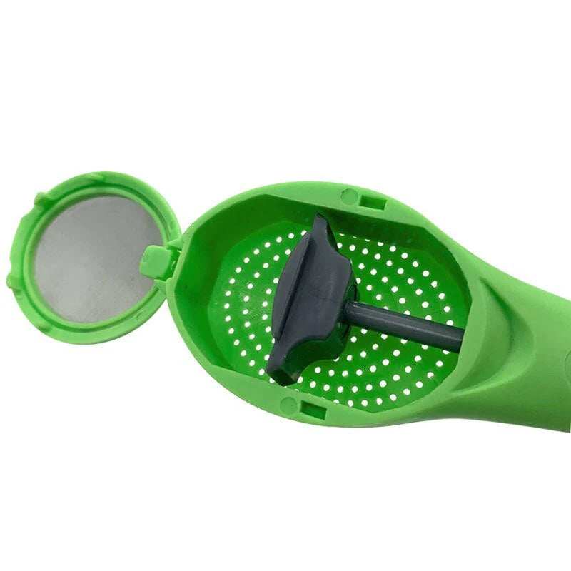 Tea Infuser Built-In Plunger Mesh Cover