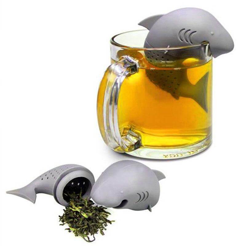 Tea Infuser Shark-Shaped Silicone Easy to Clean