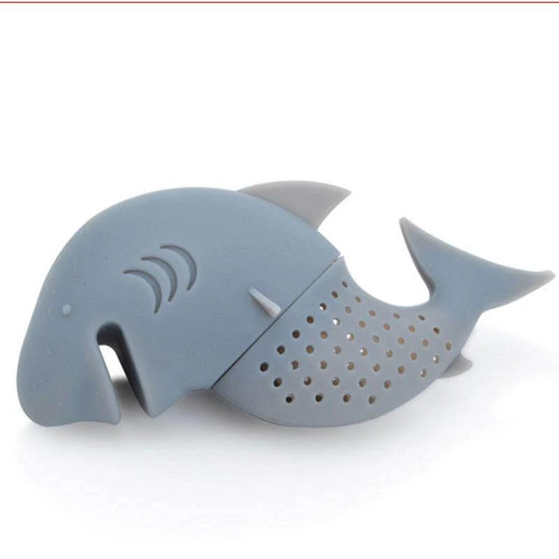 Tea Infuser Shark-Shaped Silicone Easy to Clean