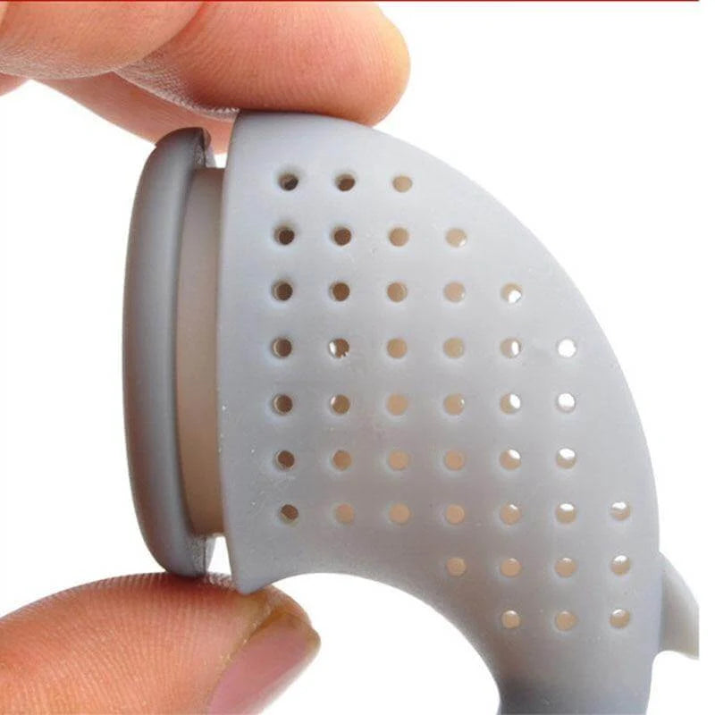 Tea Infuser Shark-Shaped Silicone Easy to Clean