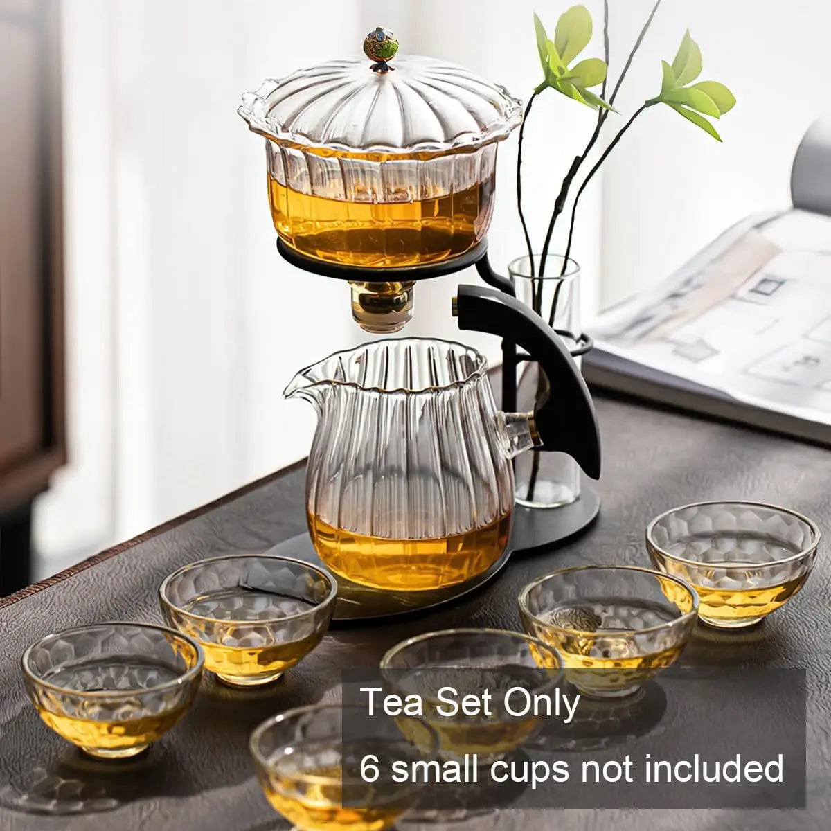 Tea Set Borosilicate Glass Magnetic Pouring System