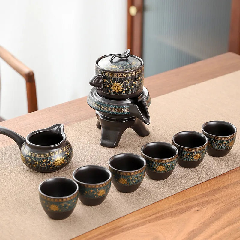 Tea Set Ceramic Traditional Style Set for 6
