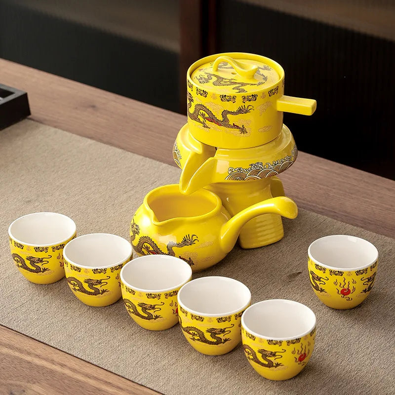 Tea Set Ceramic Traditional Style Set for 6
