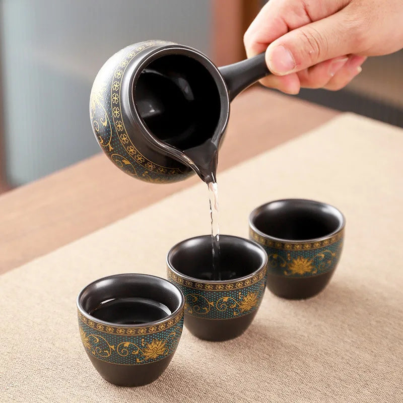 Tea Set Ceramic Traditional Style Set for 6