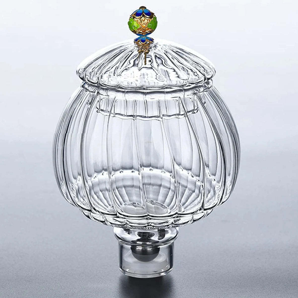 Tea Set Magnetic Semi-Automatic Glass & Metal