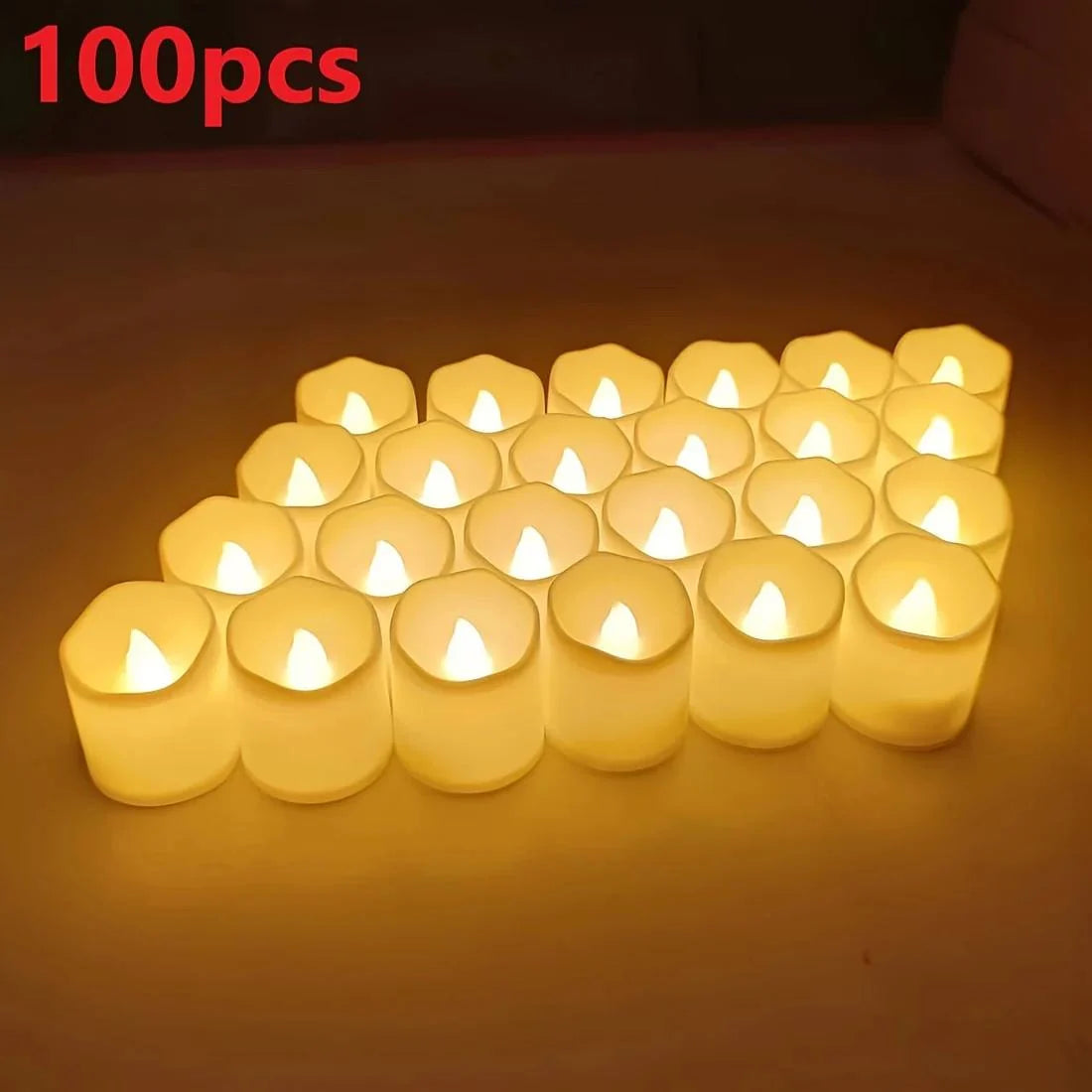 Tealight Candles Battery Powered Flickering LED