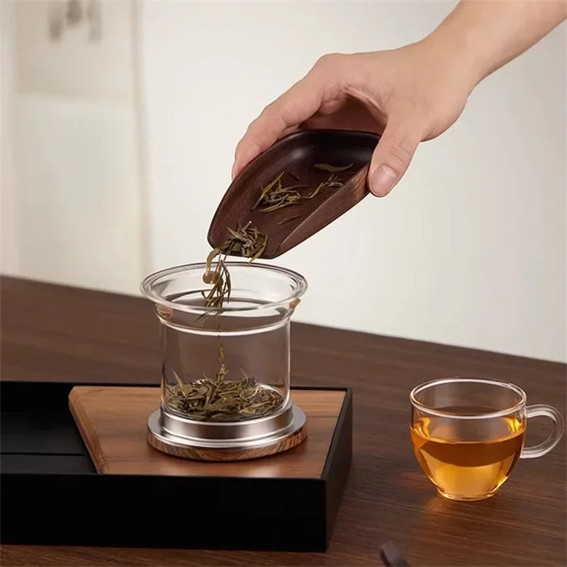 Teapot Glass Body Magnetic Tea Separation