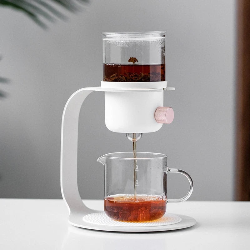 Teapot Glass & Metal Nordic Style 6.76 Fl Oz