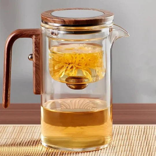 Teapot Water Separation System & Precision Pour Spout