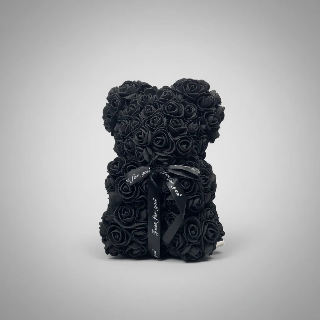 Teddy Bear Rose-Covered Gift-Ready & Low-Maintenance