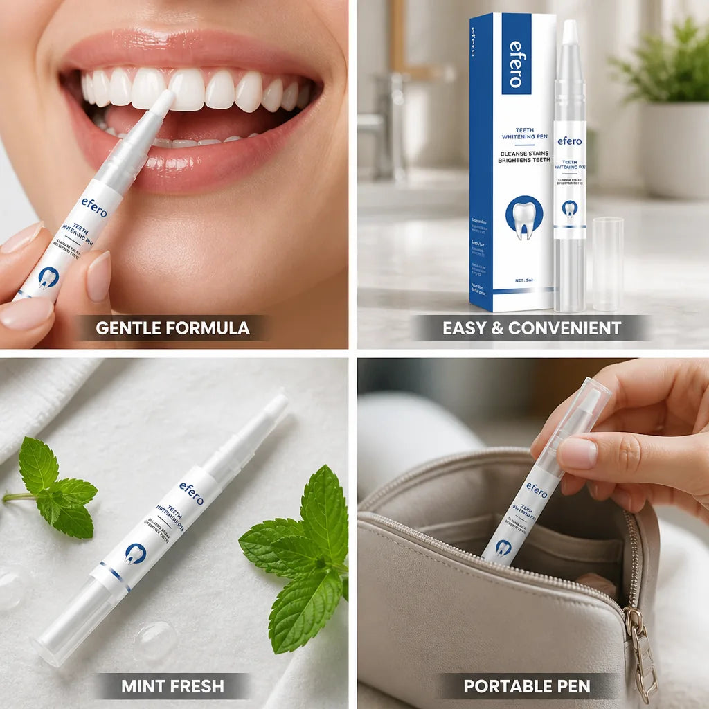 Teeth Whitening Pen Fast-Acting Non-Toxic Mint 5ml