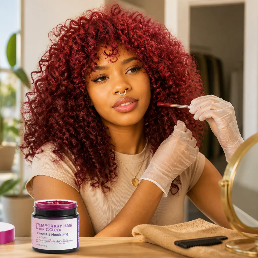 Temporary Hair Color Vibrant & Nourishing No Stain
