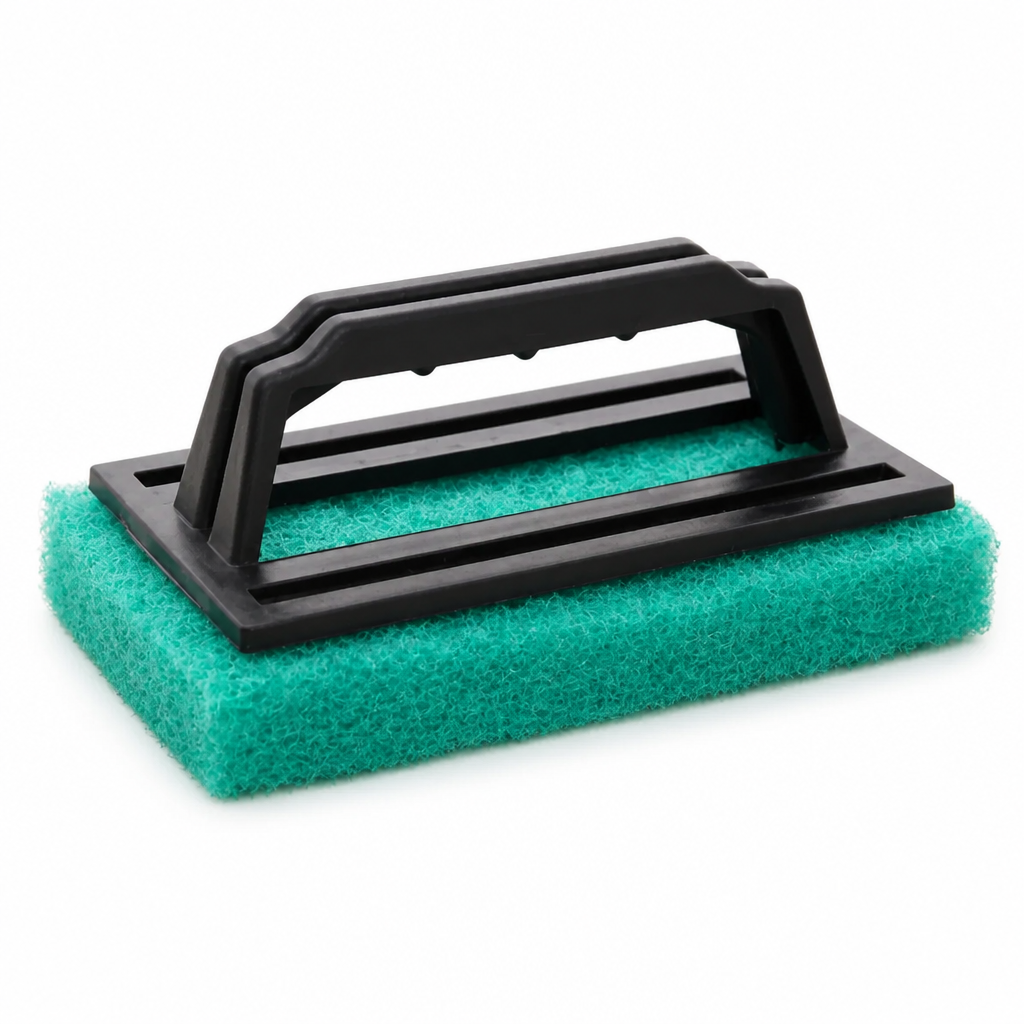 Terry Cloth Non-Scratch Waterline Sponge Brush (For Spas & Bathtubs)