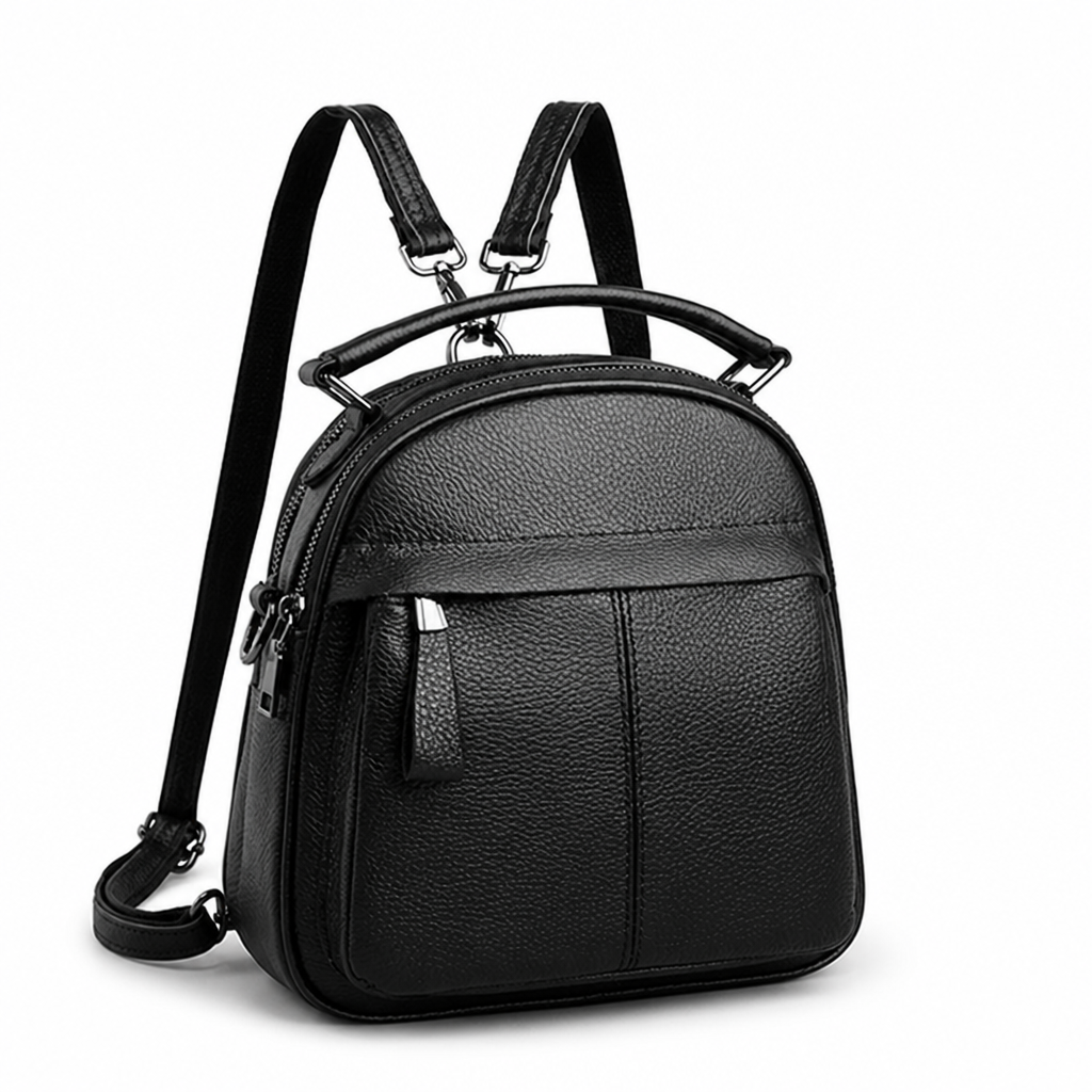 Textured Convertible Multi-Pocket Crossbody Bag