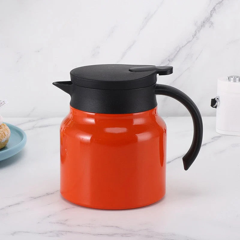 Thermal Flask Stainless Steel Tea Infuser One-Click Pour Spout