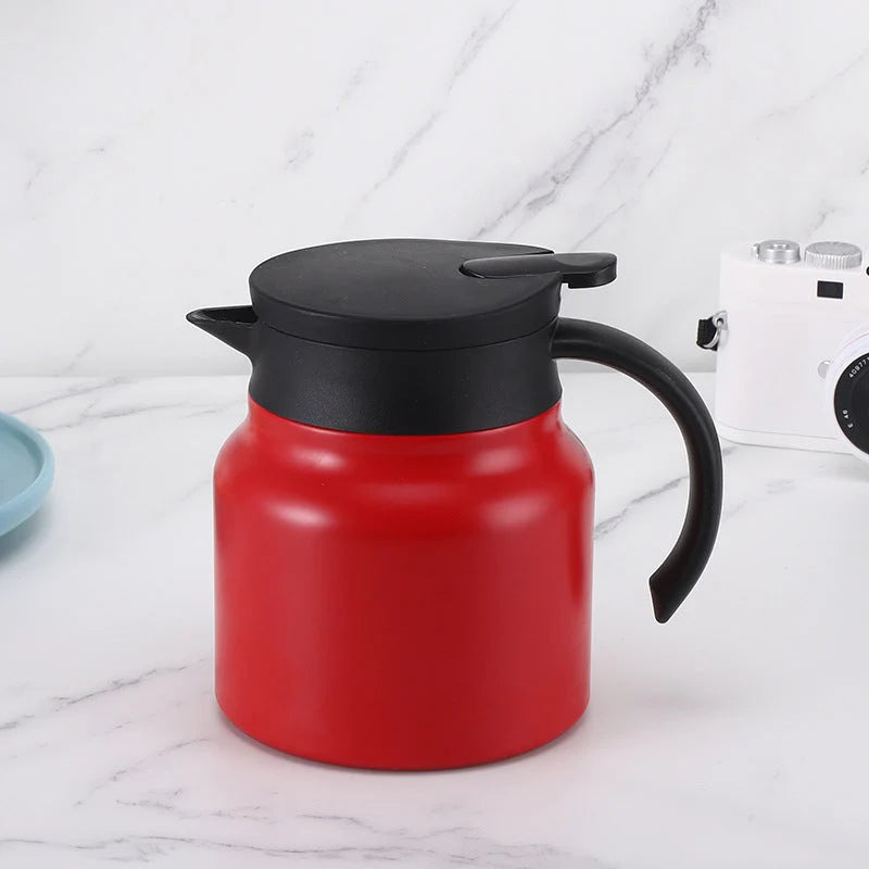 Thermal Flask Stainless Steel Tea Infuser One-Click Pour Spout