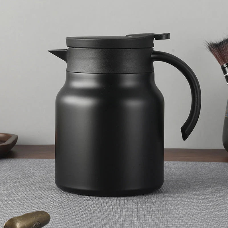 Thermal Flask Stainless Steel Tea Infuser One-Click Pour Spout