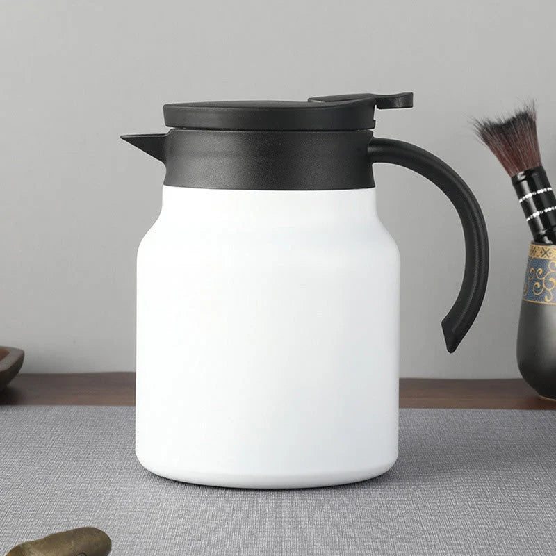 Thermal Flask Stainless Steel Tea Infuser One-Click Pour Spout