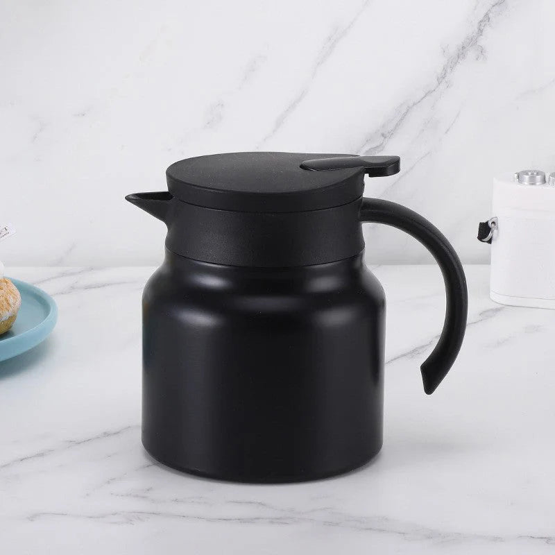 Thermal Flask Stainless Steel Tea Infuser One-Click Pour Spout