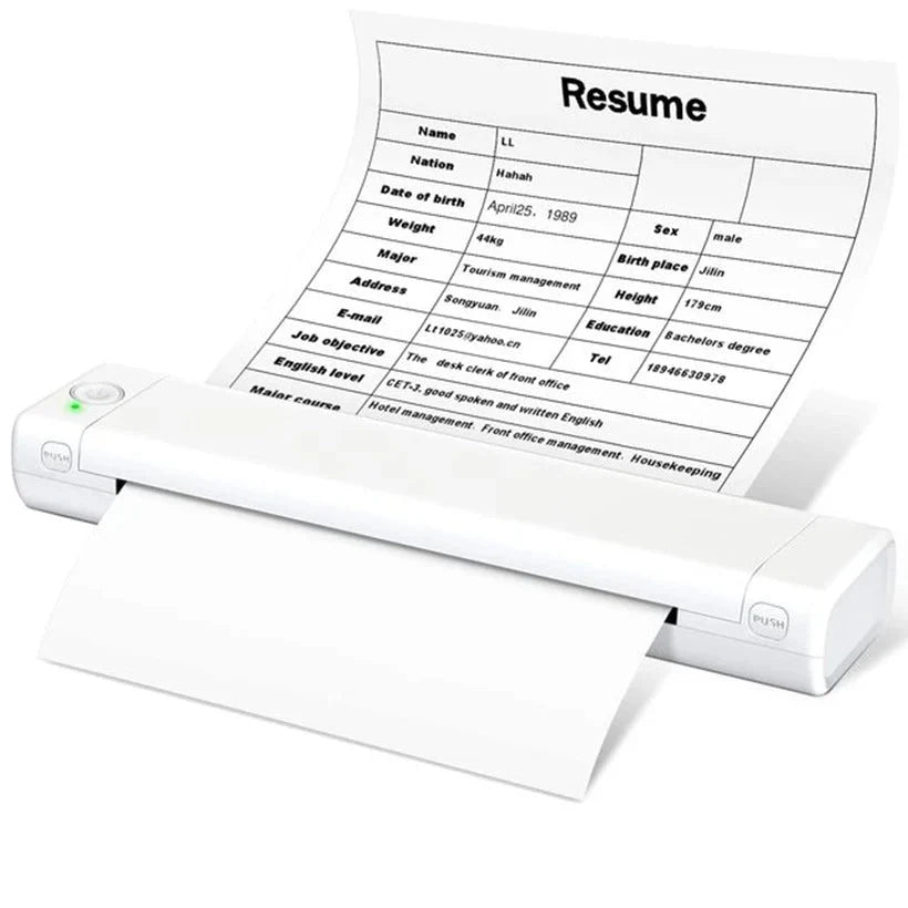 Thermal Printer Portable Wireless Letter Size