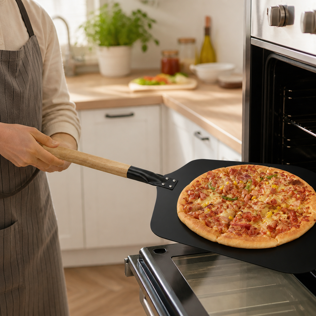 Thin Nonstick Detachable-Handle Pizza Peel (12-Inch)