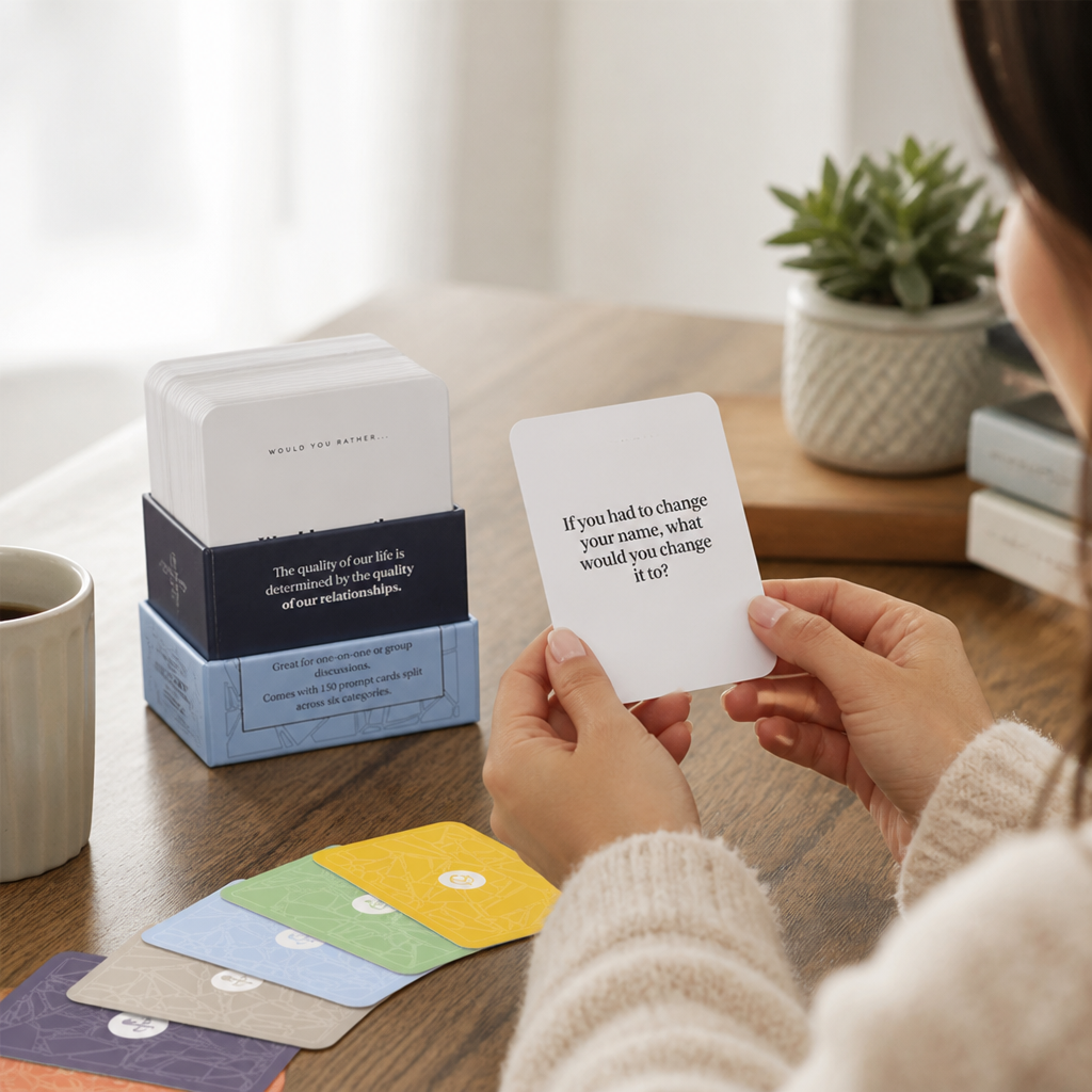 Thought-Provoking Conversation Cards (150 Prompts)