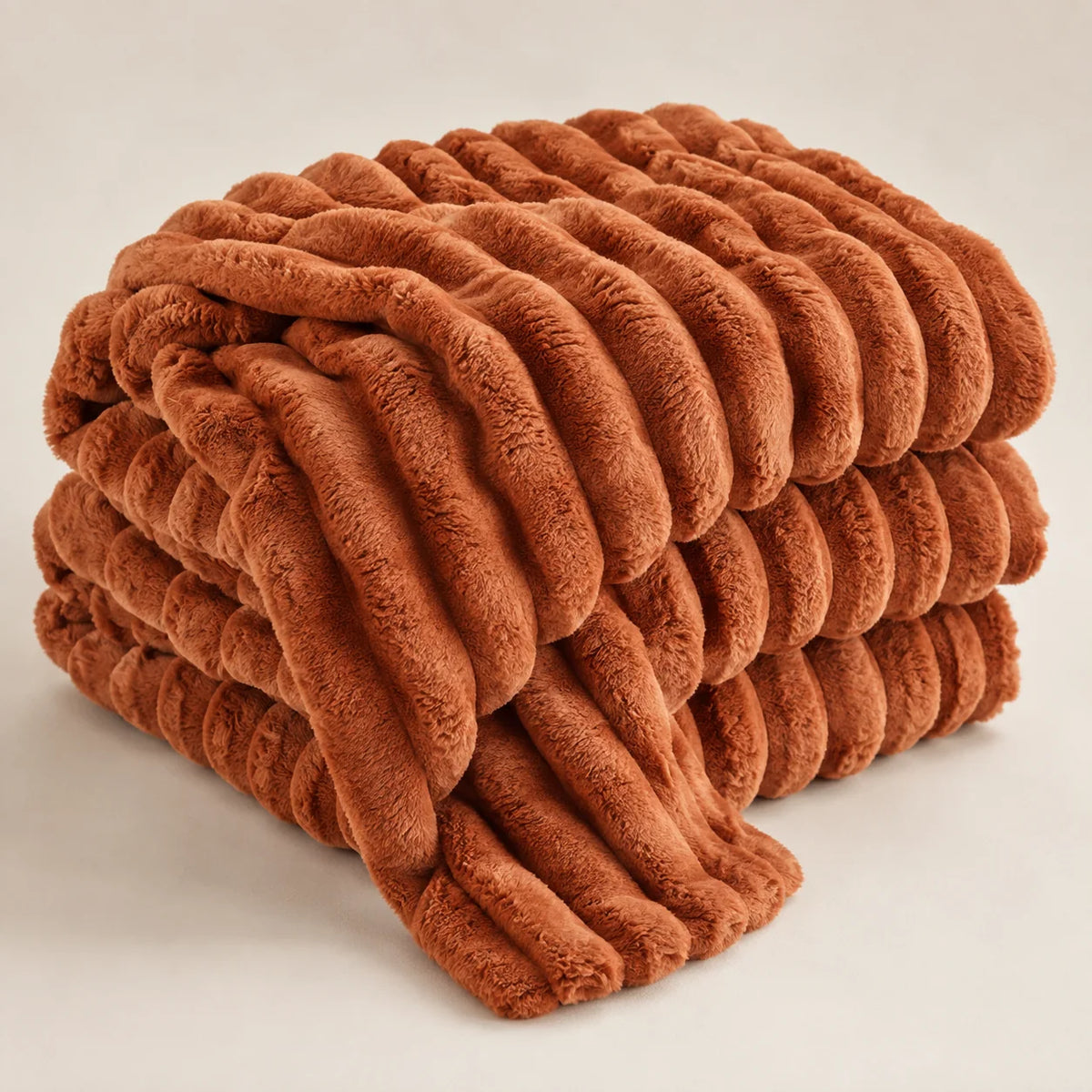 Throw Blanket High-Loft Plush & Dense Backing