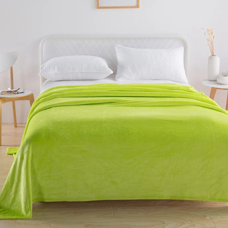 Throw Blanket Plush Velvet Lightweight Machine Washable