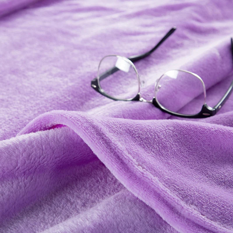 Throw Blanket Plush Velvet Lightweight Machine Washable