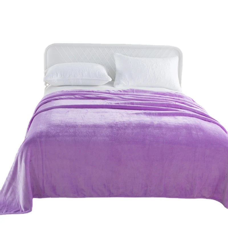 Throw Blanket Plush Velvet Lightweight Machine Washable