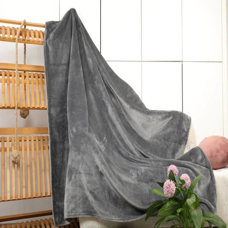 Throw Blanket Velvet Plush Machine Washable