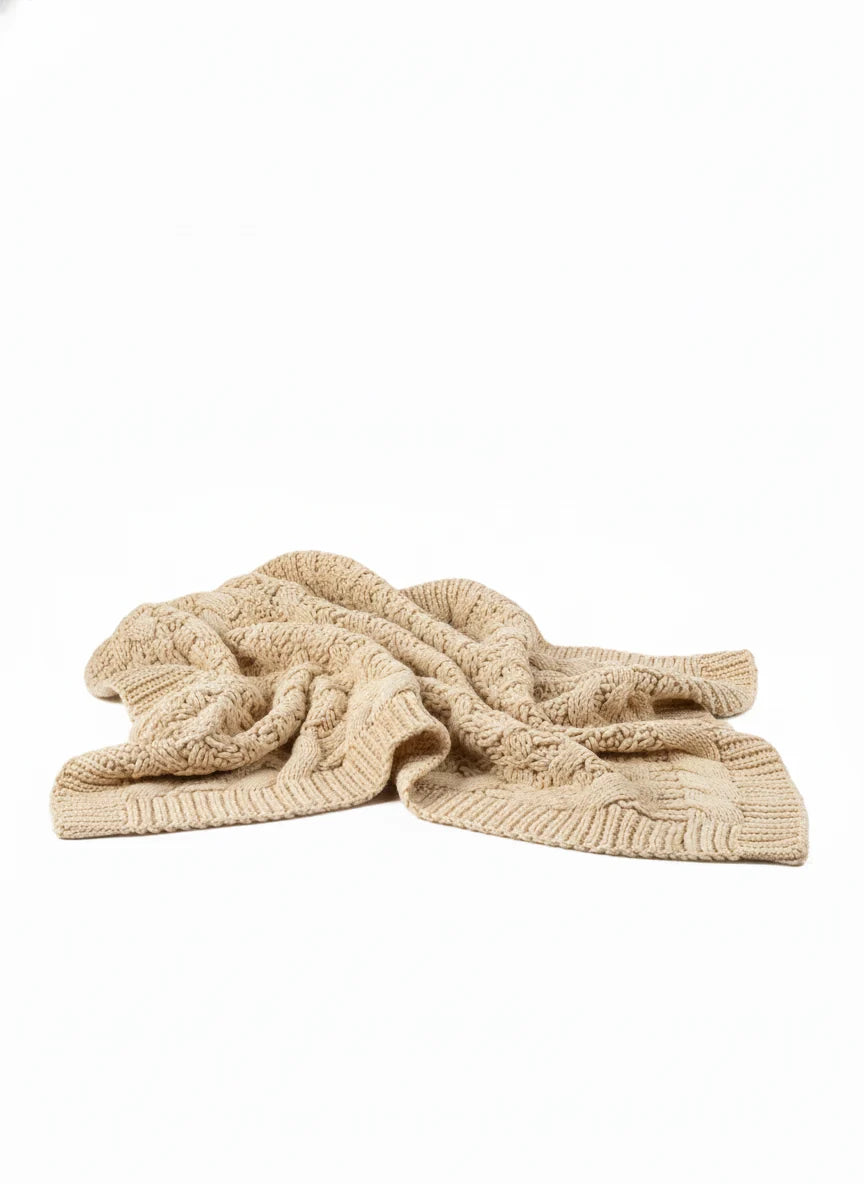 Throw Blanket Woven Textured Lightweight Machine Washable