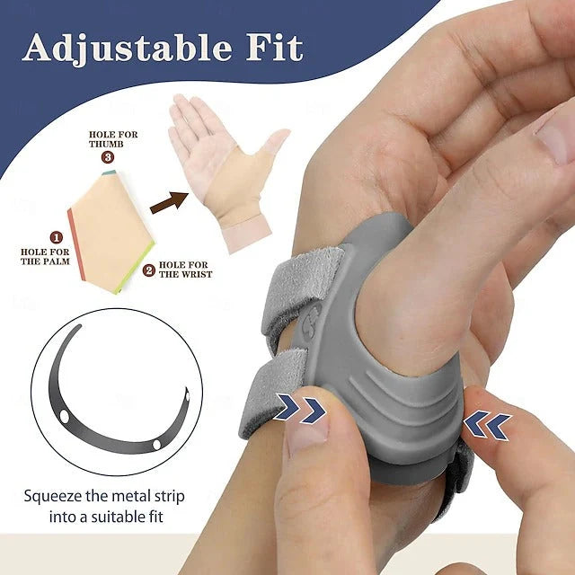 Thumb Splint Adjustable Hook-And-Loop Low-Profile Fit