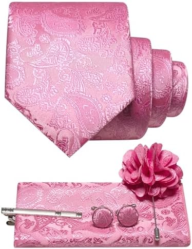 Tie Set Paisley Pattern 5-Piece Woven Polyester