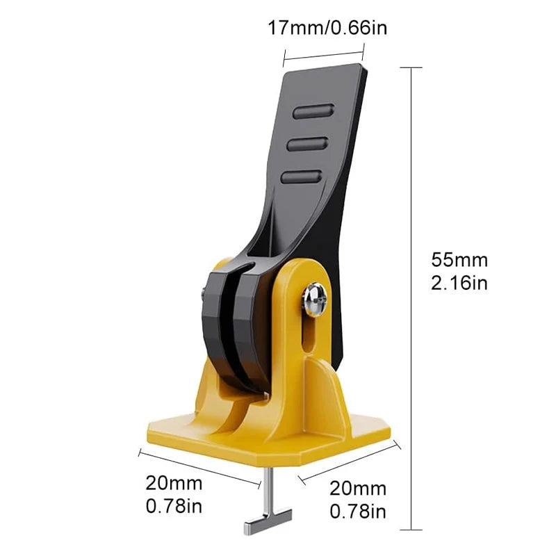 Tile Leveling Clips Reusable Caps & Removal Key