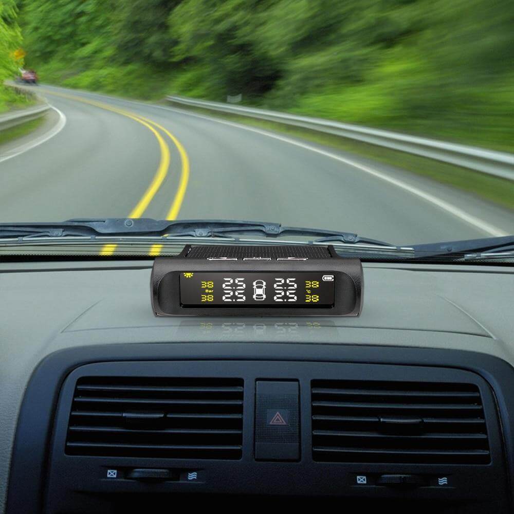 Tire Pressure Monitoring System Solar Powered Wireless Sensors