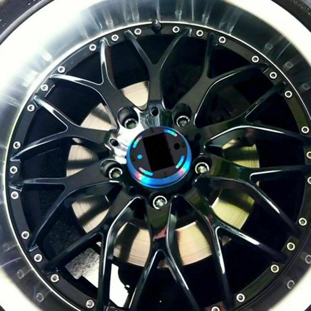Tire Valve Cap Lights Solar-Powered Color-Changing LEDs