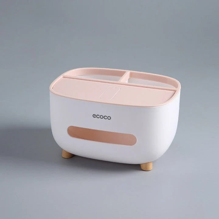 Tissue Dispenser With Phone Holder Dual-Function PP Design