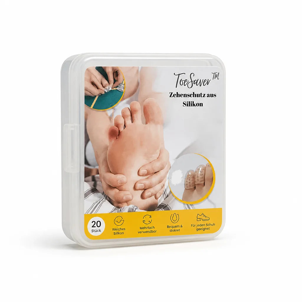 Toe Protector Sleeves Soft Silicone Reusable 20-Pack