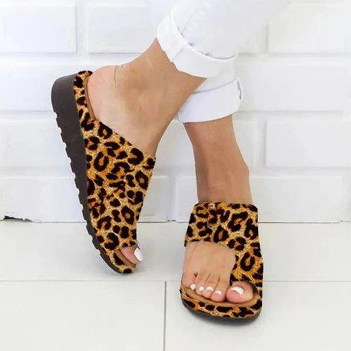 Toe-Ring Sandals Multi-Zone Arch Support Slip-On
