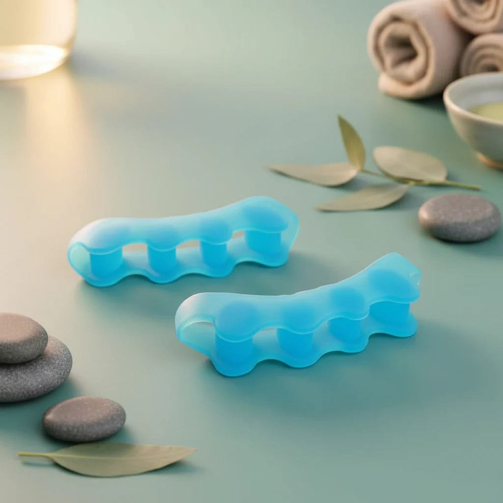 Toe Separators Soft Silicone Ergonomic Washable Reusable Pair